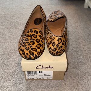 Clarks Women's Leopard Print Loafers